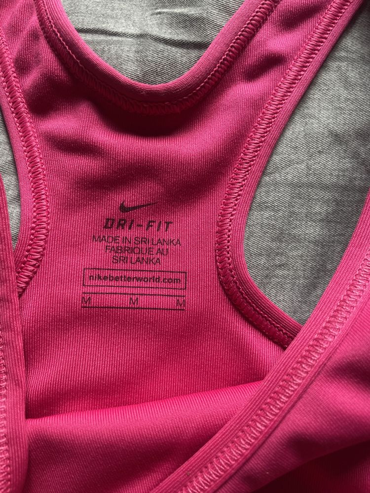 Top stanik sportowy nike różowy barbie biustonosz