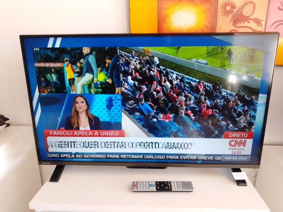 Smart TV 43 TOSHIBA (Como Nova / Damos Garantia)
