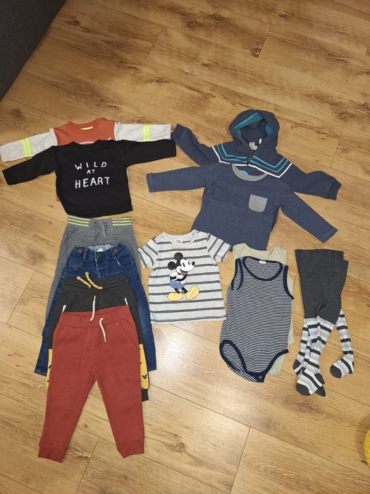 Ubranka dla chłopca  rozmiar 80