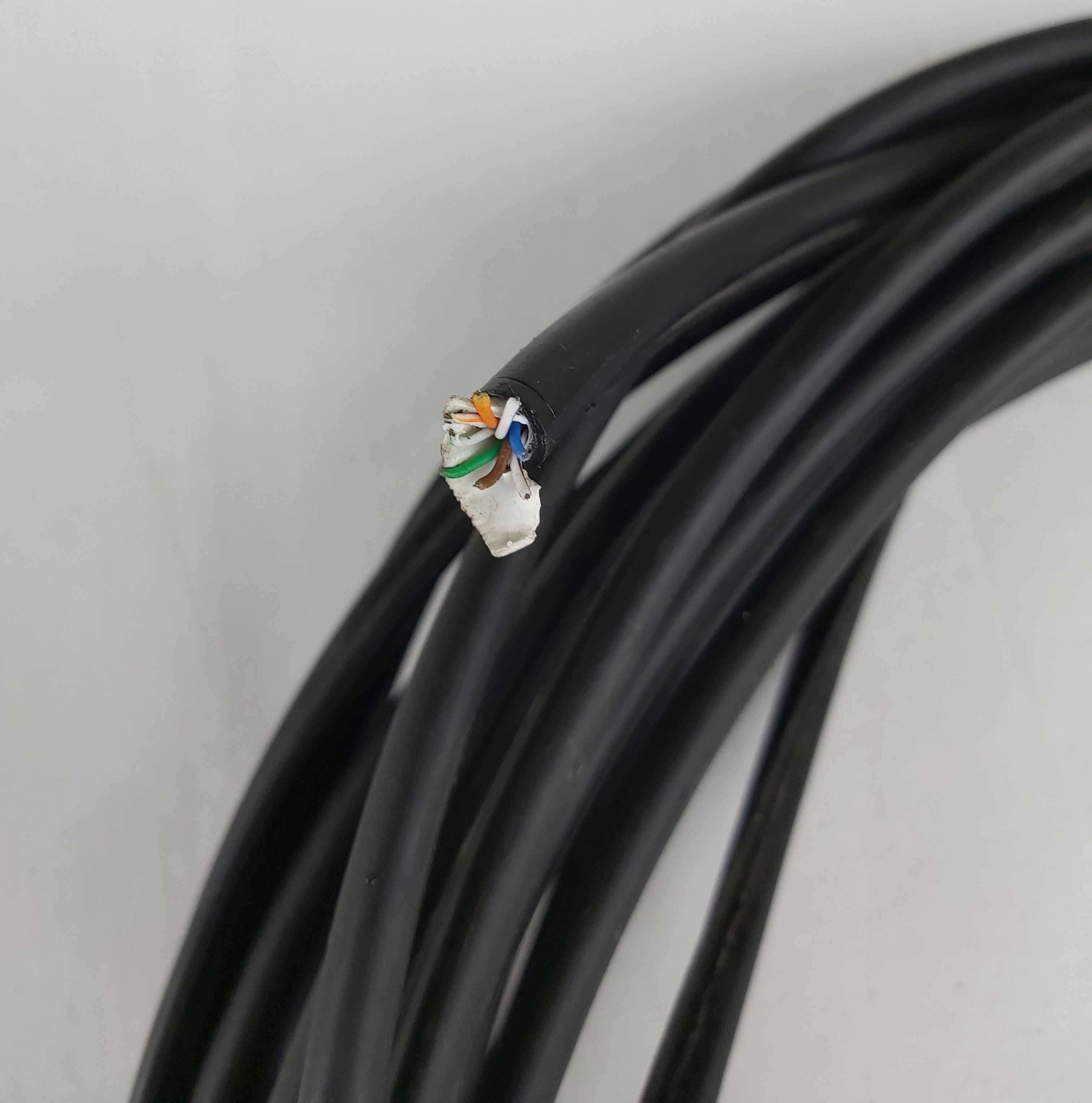 Kabel Komputerowy UTP Skrętka Cat. 5e Ekran z Linką Nośną 15 Metrów