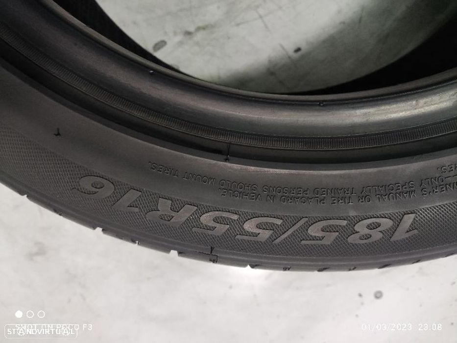 2 pneus semi novos 185-55r16 zeta - oferta dos portes