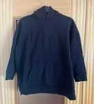 Sweatshirt com capuz preta - Senhora - Tamanho M