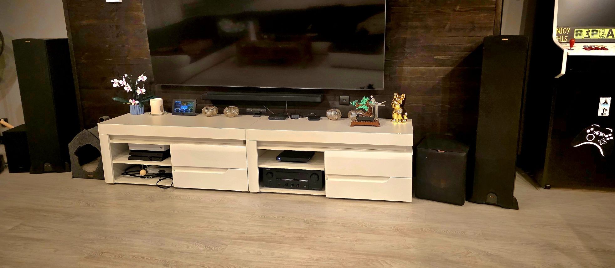 Zastaw stereo Denon DRA800H Glosniki i subwoofer Klipsch R28F