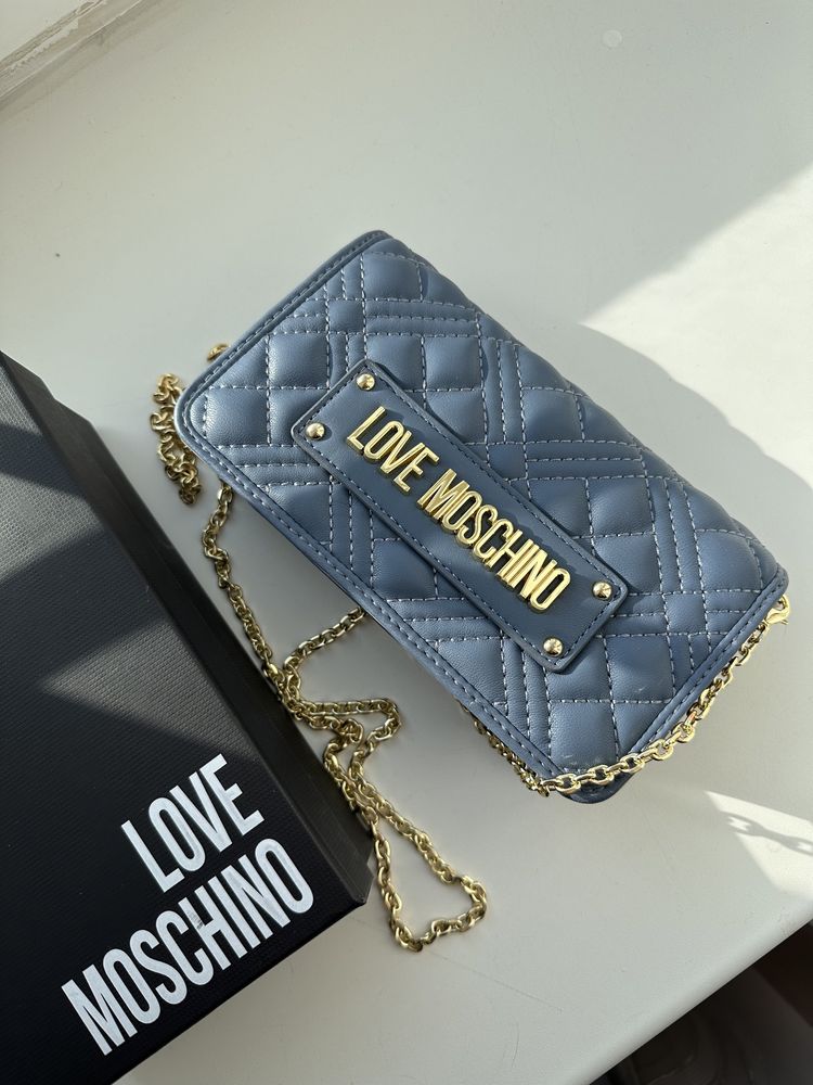 Сумка клатч love moschino оригинал