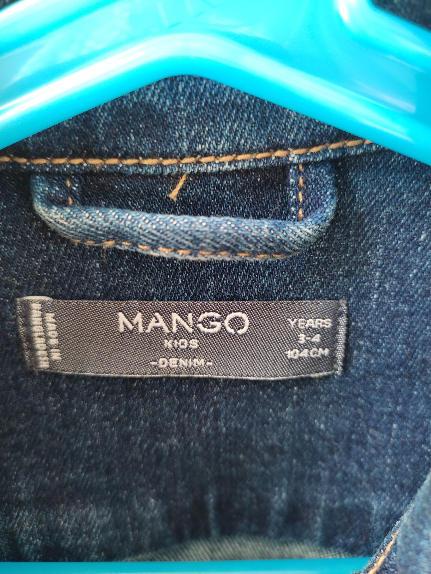 Kurtka jeansowa chłopięca Mango