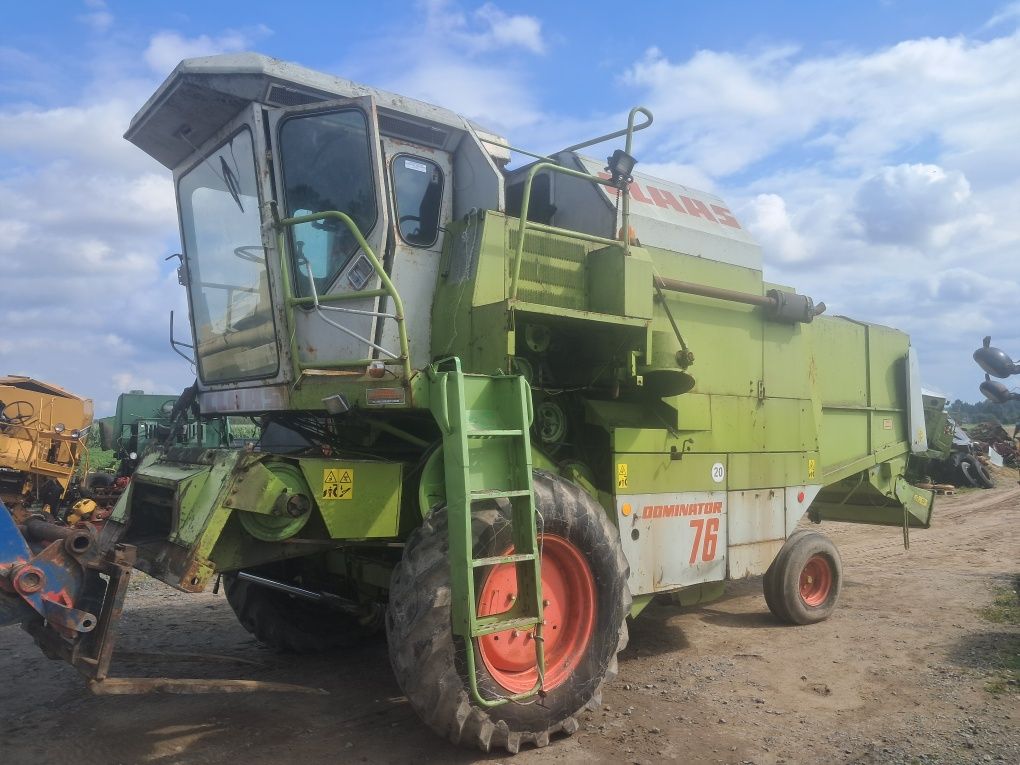 Kombajn na części claas dominator 76 kabina sieczkarnia koło pasowe