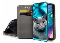Etui zamykane na telefon kot Brytyjski iPhone Samsung Huawei Xiaomi