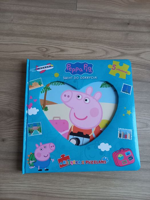 Książka z puzzlami Świnka Peppa