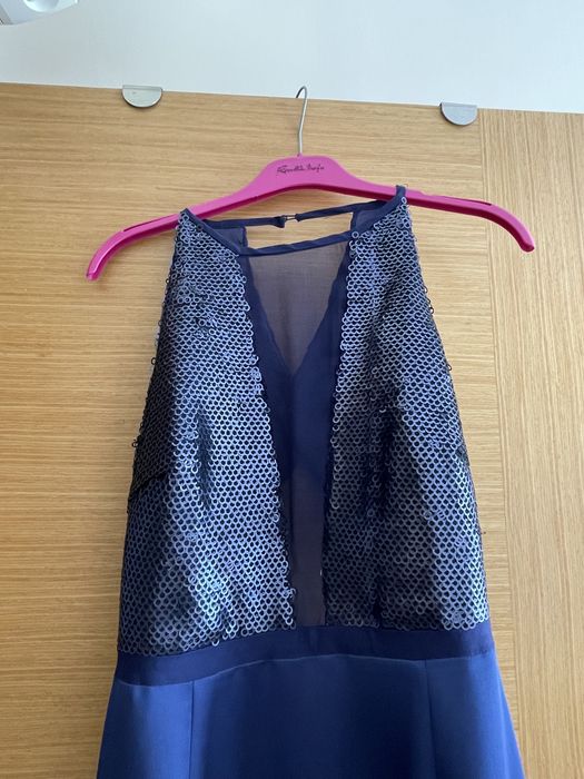 Vestido de festa Azulão