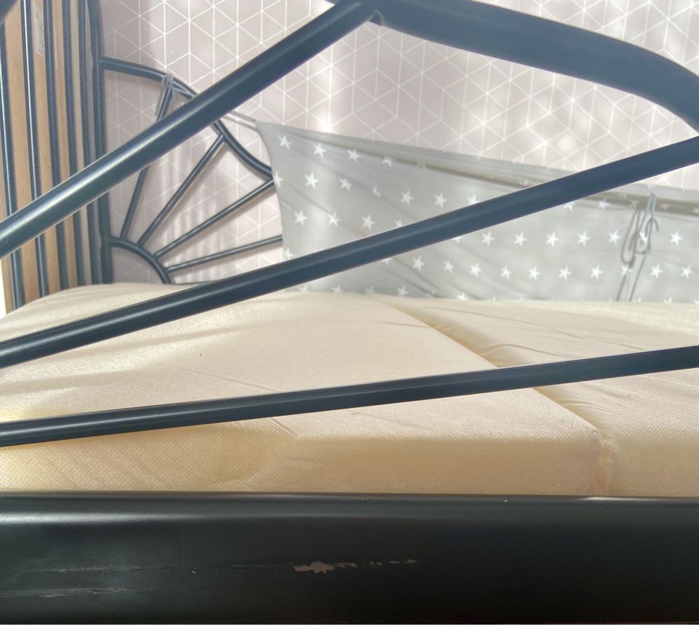 Łòżko ikea rosnace z dzieckiem 80x200 z materacem