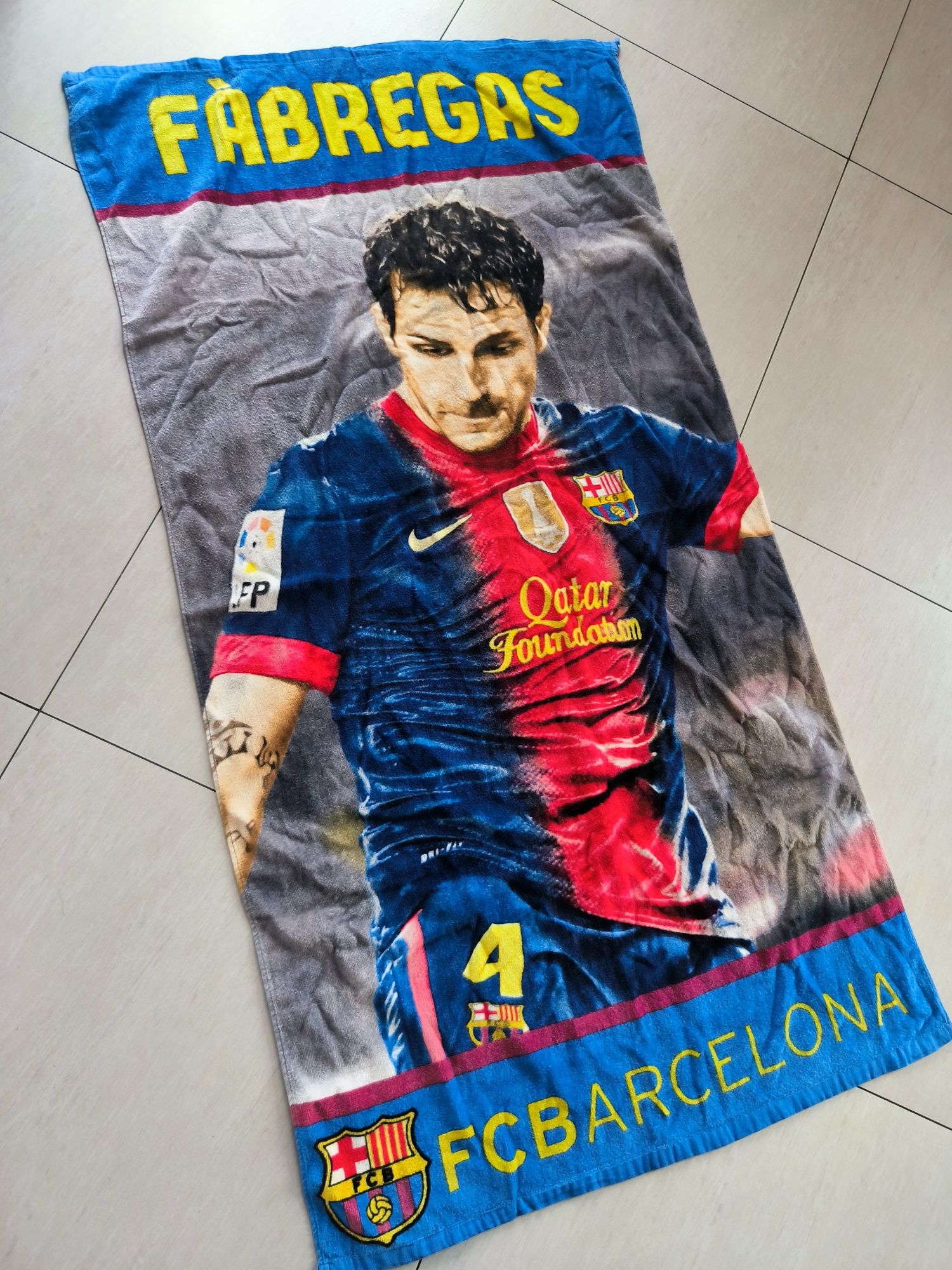 Ręcznik plażowy/kąpielowy dziecięcy FC Barcelona