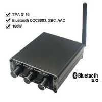 TPA3116D2, GaoGe GF07 (50W+50W) 12-24v підсилювач Bluetooth AUX