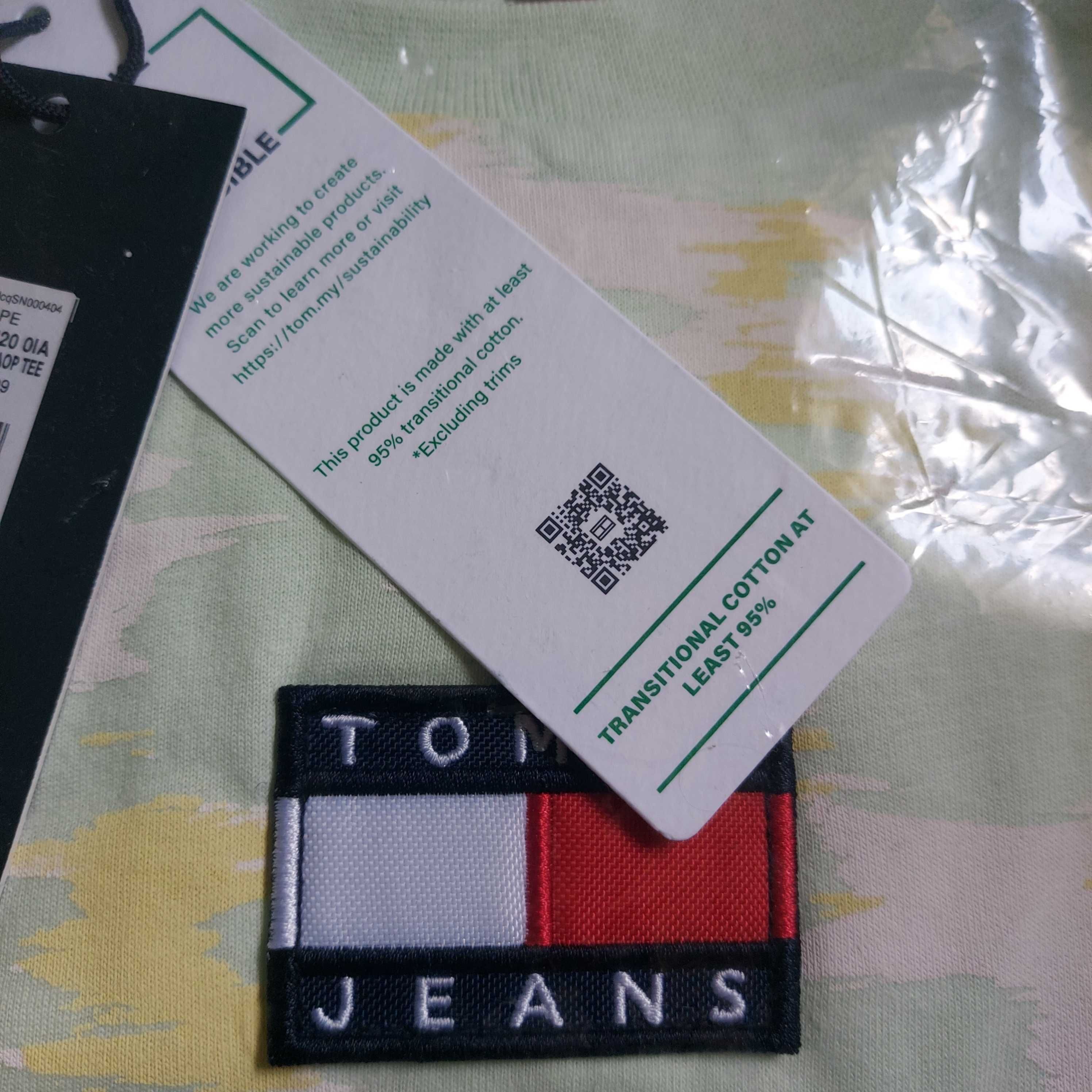 Tomy Jeans oryginalna koszulka ze sklepu firmowego