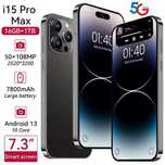 Telefon 5G i15Pro Max... Smartfon GSM... Czarny...
