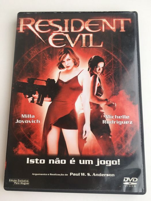 DVD - Resident Evil com Milla Jovovich e Michelle Rodriguez