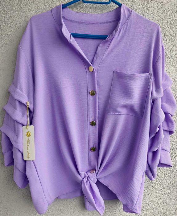 NOWA włoska bluzka koszulowa