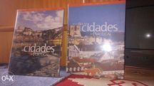 Livros coleção Património "As mais belas cidades Portugal-Vol. I e II
