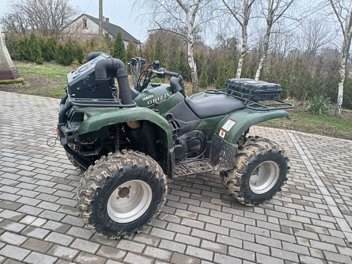 Yamaha Grizzly 660 rok 2005 zarejestrowana.