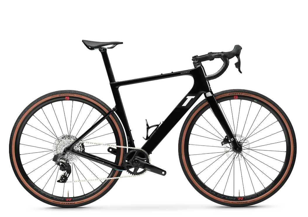Gravel 3T Exploro Racemax Integrale Shimano GRX Di2, Sram Rival AXS.