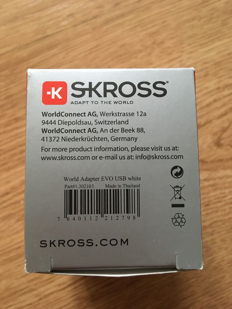 adapter podróżny EVO USB firmy Skross