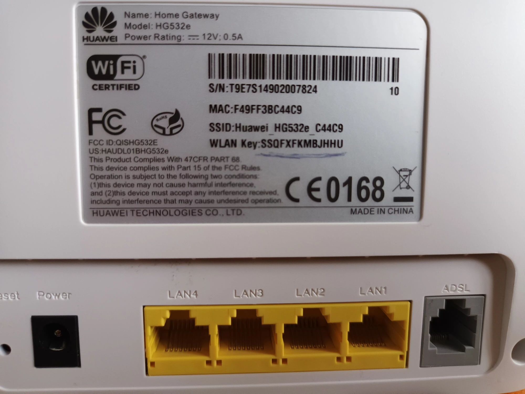 Модем  HUAWEI HG532e