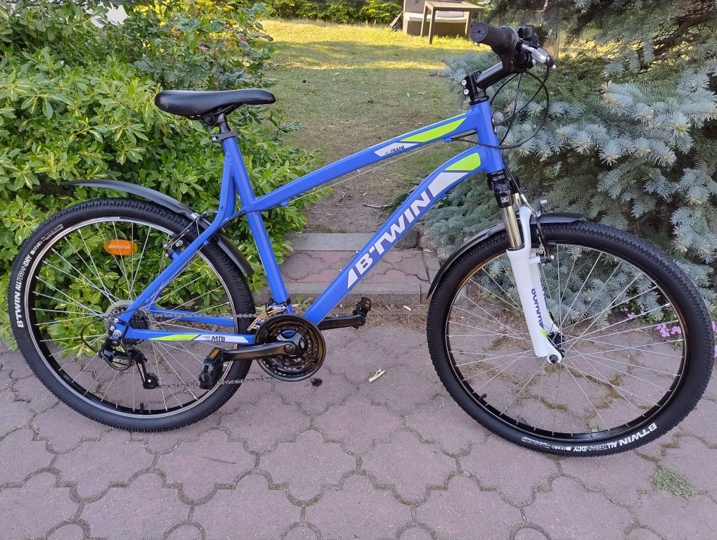 Alu 26' L Btwin MTB górski z amortyzatorem aluminiowy rower rama L