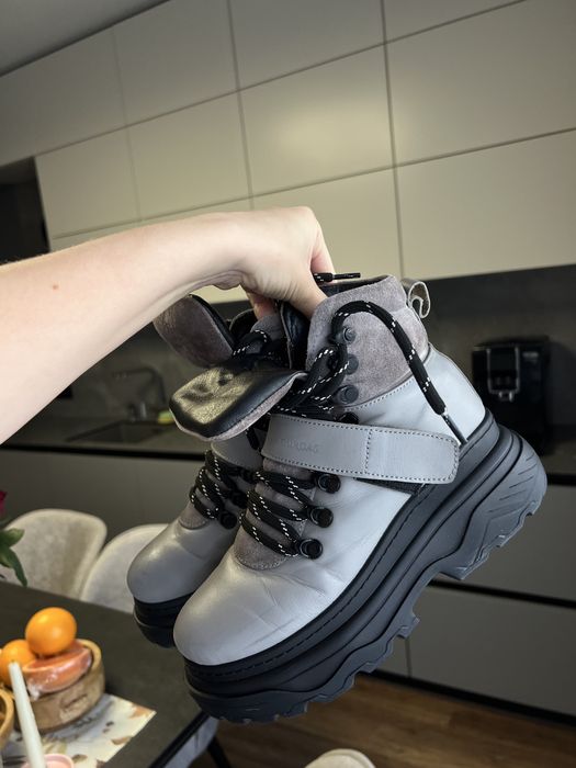 Черевики зимові з натуральним хутром шкіряні