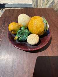 Prato frutos Caldas da Rainha Herculano Elias Centenário 14,5 cm