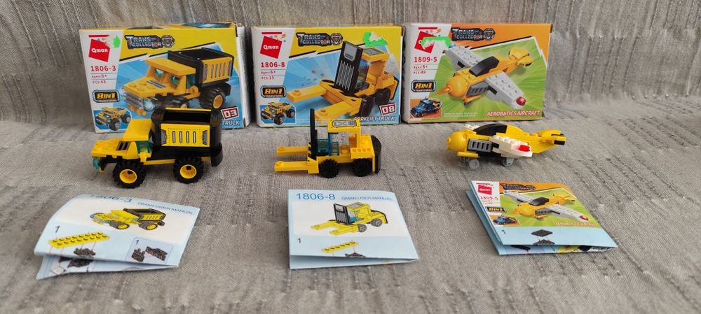 Конструктор 6+, 3 шт