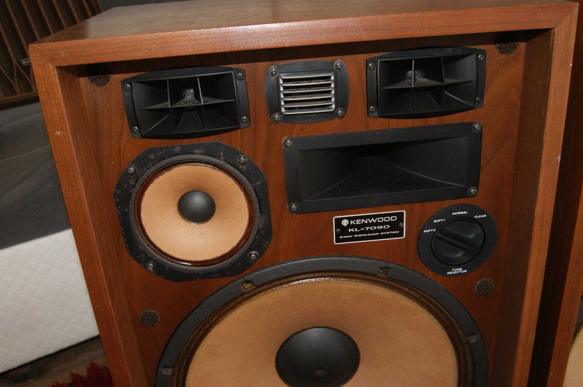 Kenwood KL-7090 japońskie nawyższy model bas 38cm, 120W, 23kg, 1973