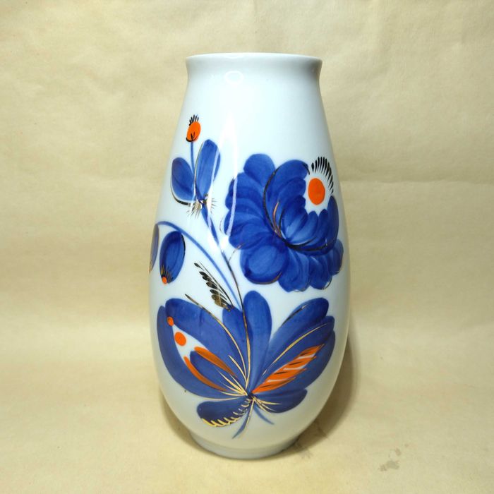 Красивая ваза ручная роспись Полонное, винтажная ваза Полонное