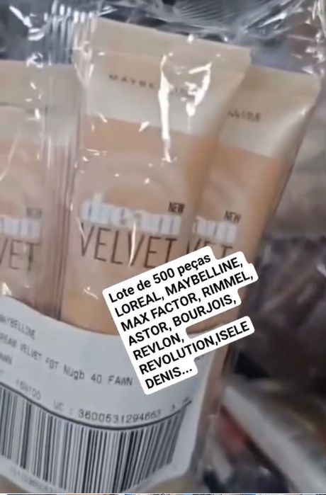 Lote de maquilhagem 500 peças