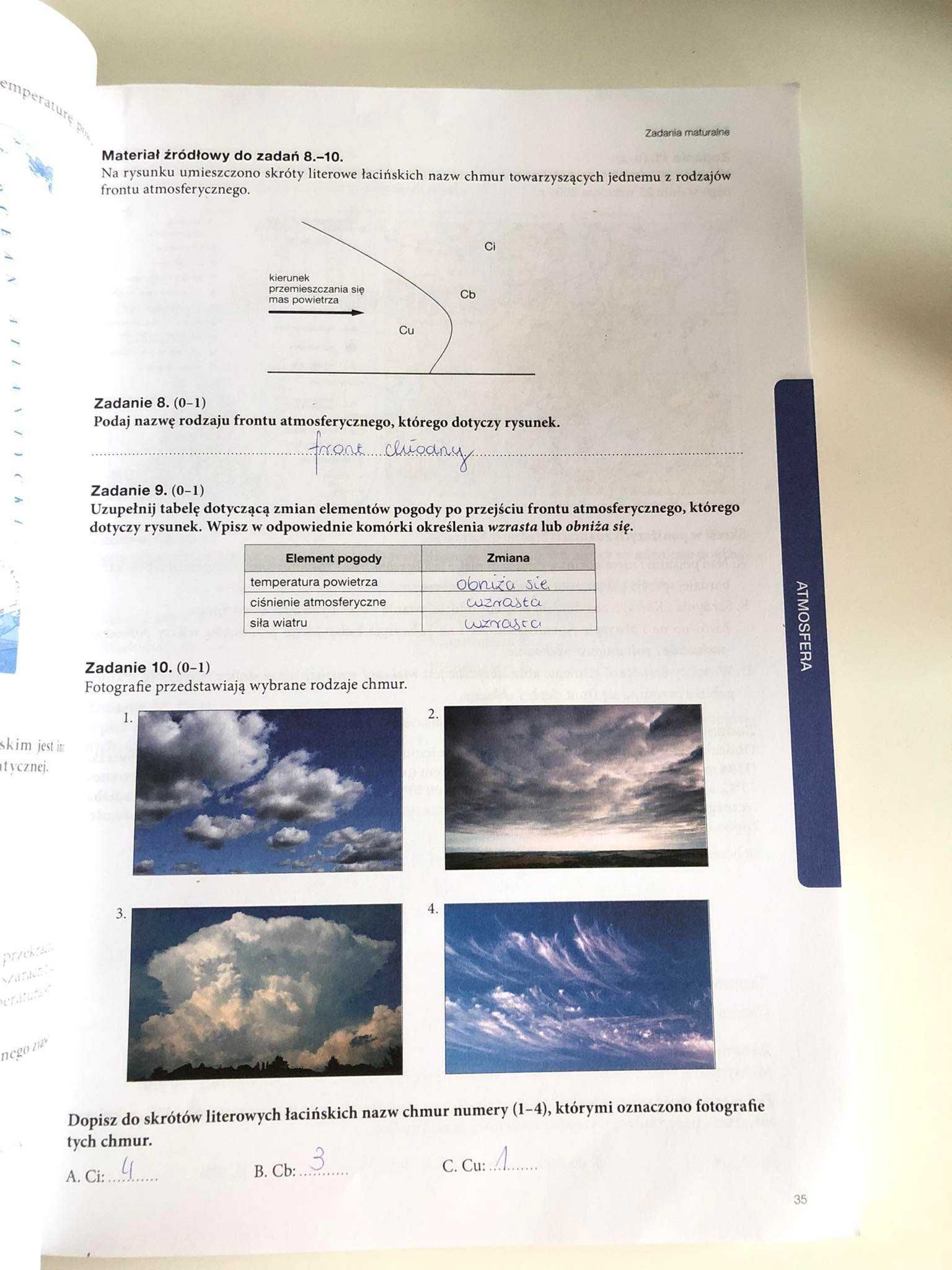 Geografia - zadania i arkusze maturalne