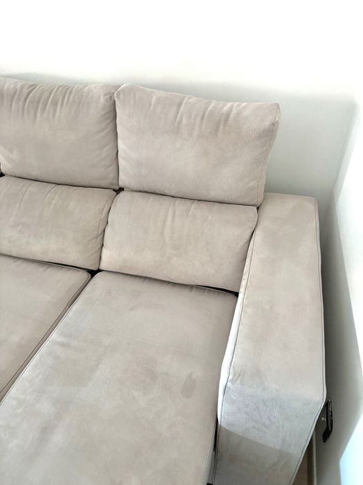 Sofá com chaise longue - muito bom estado