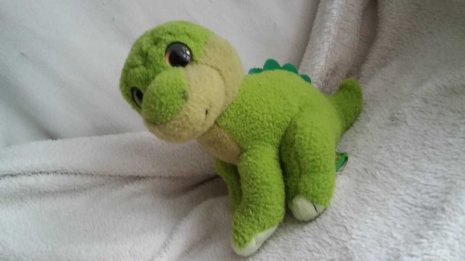 Maskotka zielony pluszowy dinozaur 18cm Wild Republic smok duże oczy