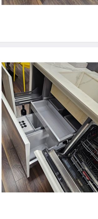 Wyspa kuchenna laminam spiek kwarcowy