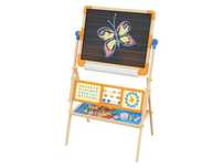 Playtive Dwustronna tablica stojąca edukacyjna magnetyczna 4+