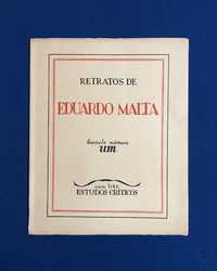autógrafo EDUARDO MALTA com três estudos críticos (exemplar numerado)