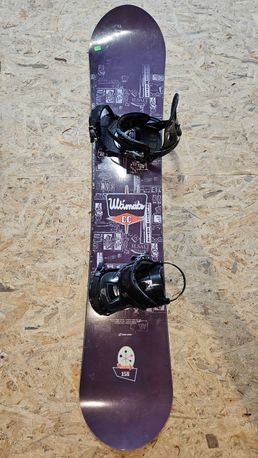 Deska snowboardowa Crazy Creek Ultimate 158 nowa, z wiązaniami.