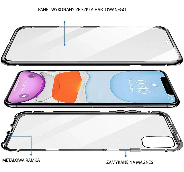 Etui Magnetyczne 360° do iPhone 11