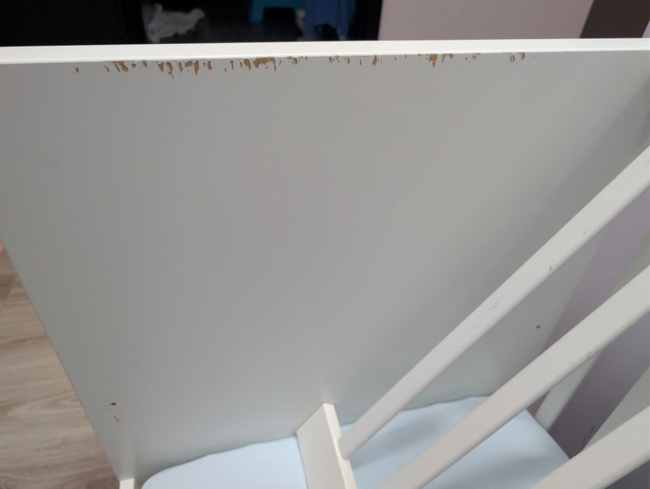 Łóżeczko Ikea Stuva 120x60 z materacem