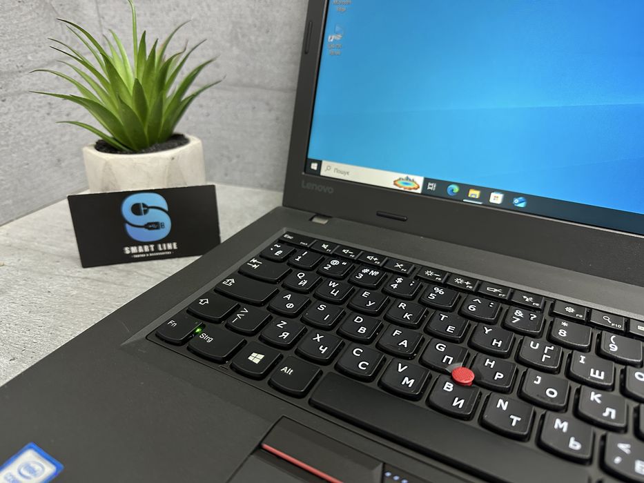 256gb ssd/14" FullHD ips/8gb ddr3/Стильний ноутбук Lenovo Леново L460