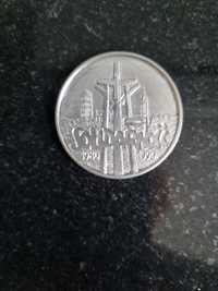 Srebrna moneta 100000 zł. Solidarność z 1990 TYP A PRL