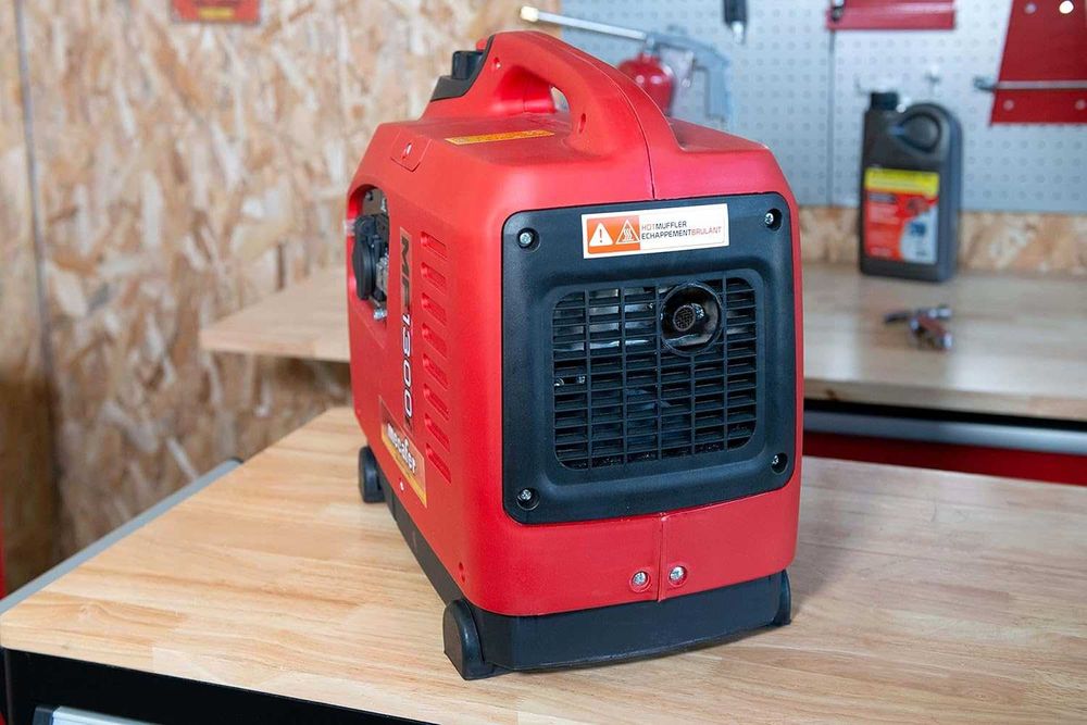 Mecafer 450113 Agregat prądotwórczy  1300W 230 V, Czerwony