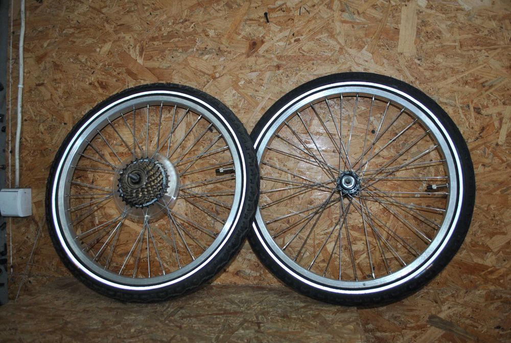 Zestaw nowych kół 20cal 406  wolnobieg Shimano 6s opony Kenda