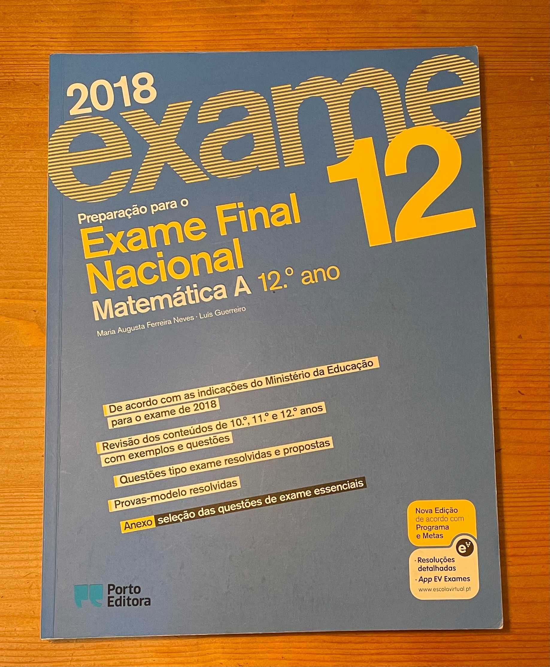 Livro de Preparação para o Exame Nacional de Matemática A