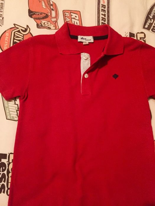 5 polos menino 8 anos Vendido azul Mayoral e vermelho