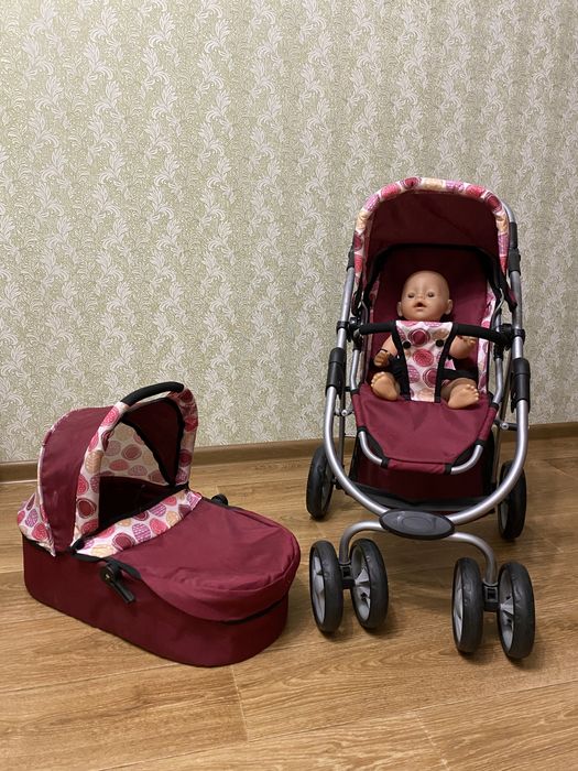 Коляска Візок для пупсів 3в 1