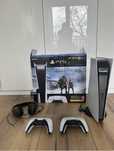 Playstation 5 z dwoma padami