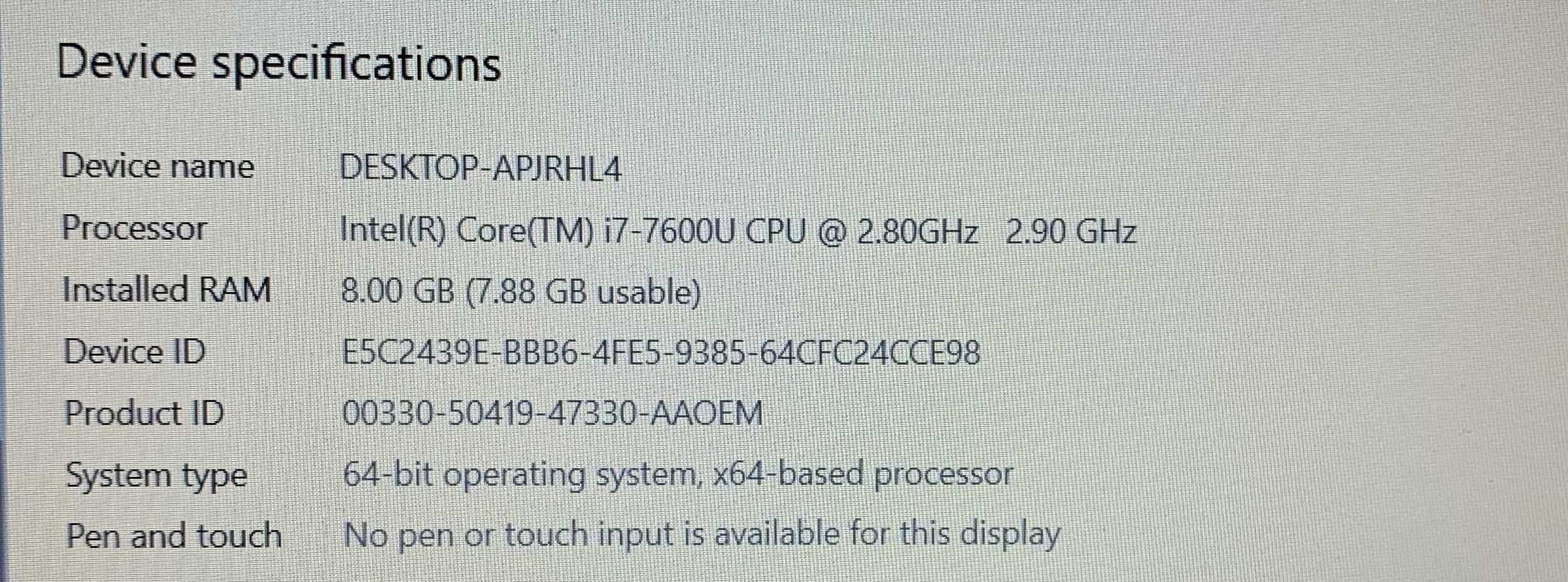 Portátil HP  ProBook 650 G3 I7 7th Gen